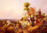 Arabs In A Hilltop Fort by Niels Simonsen
